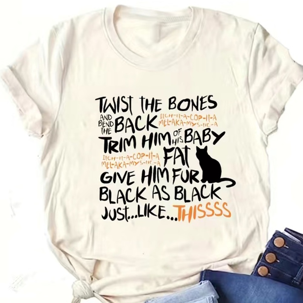 Hocus Pocus Sanderson Sisters Spell T-Shirt Halloween